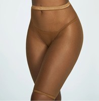 Shorts de cycliste en résille, taille unique, couleurs chair, en promotion