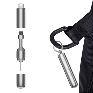 เครื่องมือถอดซิม 2 in 1 แบบพกพา พร้อมพวงกุญแจ สำหรับทำความสะอาดถาดซิมโทรศัพท์ - Product Image 1