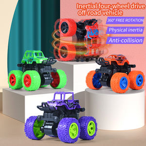 Gros Mini Véhicule Tout-Terrain Bigfoot en Plastique <span class=keywords><strong>Pas</strong></span> <span class=keywords><strong>Cher</strong></span> 360 Degrés 4x4 Camion Monstre à Friction Voiture Jouet à Inertie pour Enfants - Product Image 2