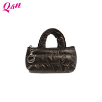 Porte-clés Sac à dos en PU Accessoires Mini sac Porte-clés Style promotionnel Sac à chaîne en cuir mignon Coton Grande capacité