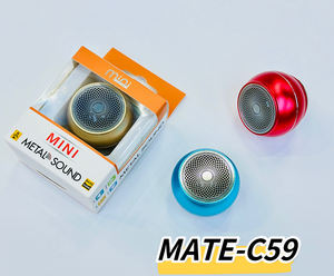 MATE-C59 Portable Mini haut-parleur stéréo sans fil support de bureau Blue tooth métal Subwoofer haut-parleur extérieur pour téléphones mobiles - Product Image 3