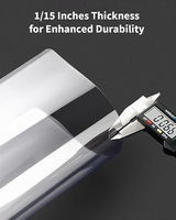 4x6 porte-cartes en plastique dur rigide transparent protecteurs de feuille de chargeur supérieur durables pour Photos affiches Kpop et cartes à collectionner