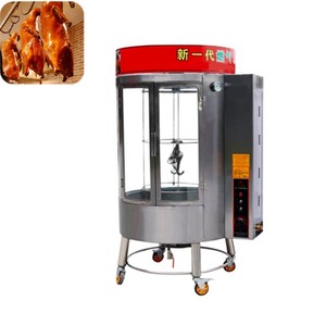 Horno Rotatorio de Carbón para Asar Pollo, Pato y Cerdo, Estilo Chino - Product Image 5