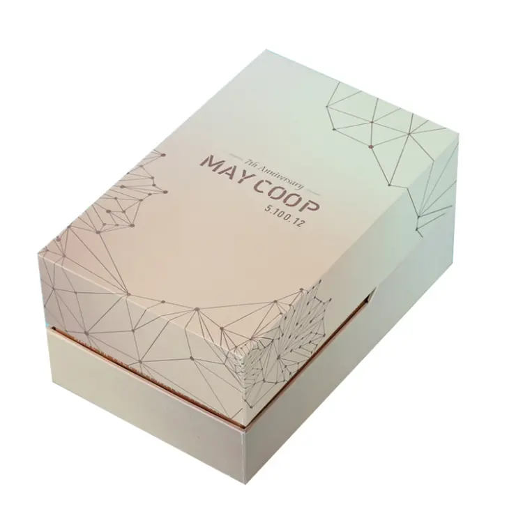 Lage Prijs Luxe Op Maat Karton Papier Geschenkdozen Cosmetica Make-Up Papier Doos Geur Etherische Olie Papier Verpakking