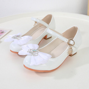 Zapatos de Tacón Alto con Punta Cerrada para Mujer, con Lazo de Diamantes, Lentejuelas y Cristales, para Fiestas, Bodas, Uso Diario, en Rosa, Plateado, Dorado, para Cumpleaños, Estilo Princesa - Product Image 4