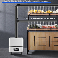 Humidificateurs industriels grande capacité 30L haute efficacité pour toute la maison avec tuyau d'extension