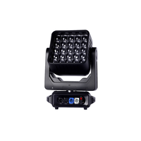 Luz Móvil LED Wash de 400W con Zoom, 25 Ojos, Matriz RGBW, Control DMX, para DJ, Discoteca, Club, Boda, Escenario