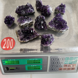 Uruguay naturale ammasso di cristallo di ametista profondo <span class=keywords><strong>viola</strong></span> grezzo pietre di guarigione pietre preziose lucidate <span class=keywords><strong>con</strong></span> bellissimo tema mascotte - Product Image 5