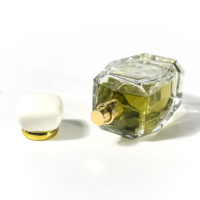 Flacon de parfum de nouvelle conception avec pompe pulvérisateur atomiseur 100 ml, flacons de parfum vides, conteneur cosmétique, flacon de parfum de luxe avec boîte