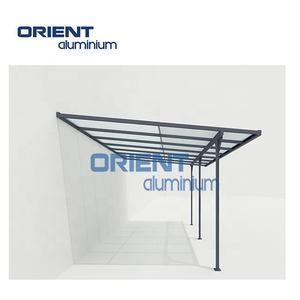 Kits d'abri de voiture à <span class=keywords><strong>toit</strong></span> <span class=keywords><strong>plat</strong></span> <span class=keywords><strong>en</strong></span> aluminium Garages d'abri de voiture avec toiture <span class=keywords><strong>en</strong></span> polycarbonate Structure d'abri de voiture - Product Image 2