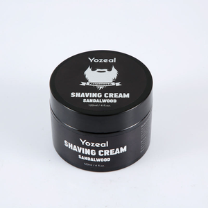 Crème à raser au bois <span class=keywords><strong>de</strong></span> santal, adoucit les barbes grossières, prévient les irritations <span class=keywords><strong>de</strong></span> rasoir, crème à raser hydratante douce pour un usage quotidien - Product Image 4