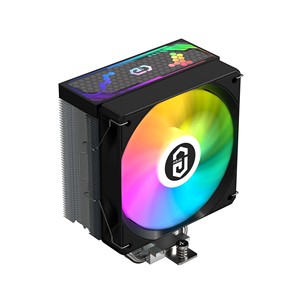 Refroidisseur de processeur Y400E NOIR, refroidisseur d'air pour PC, radiateur ARGB avec 4 caloducs, ventilateur 1800 tr/min pour LGA1700 1851 1200 AM5, directement de l'usine - Product Image 4