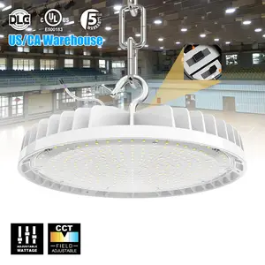 Power CCT umschaltbar 100W 150W 200W 240W 300W 400W Industrie factori 277 Volt UFO Dmx Dimmbare LED High Bay Not leuchte