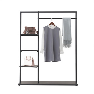 Espositore per Abbigliamento Indipendente Multilivello con Vano Laterale, Vendita Diretta dalla Fabbrica, Ideale per Boutique - Product Image 1
