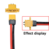 Conector XT60E-F, Conector Hembra XT60E, Conector Macho XT60H, Adaptador de Conector Tipo Bala para Batería Lipo RC FPV, Quadcopter RC, Conector Hembra XT60E