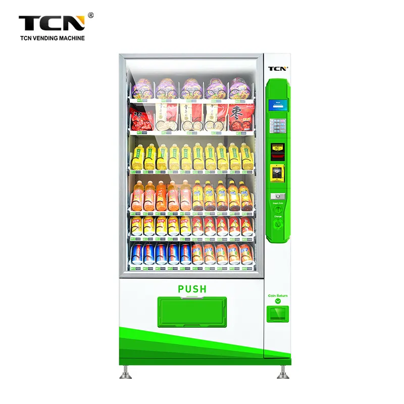 TCN Smart 24 Stunden Selbstbedienung Automatischer Milch-Snack-Getränke automat mit Ce Cb Iso9001