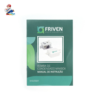 Feuille de spécifications pour livre broché à chevalet en papier couché et doré, avec impression offset, pour présentations professionnelles