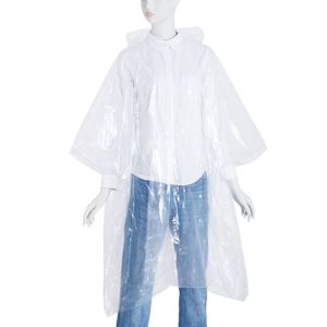 Impermeable PLA con Logotipo Personalizado de Marca Privada, 100% Biodegradable y Compostable, Poncho de Lluvia Ecológico, Ropa de Lluvia Promocional de Emergencia - Product Image 2