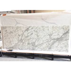 GOLDTOP Dalle de granit blanc <span class=keywords><strong>import</strong></span>é d'Andromède personnalisée Design moderne Carreaux de mur et de sol polis - Product Image 2