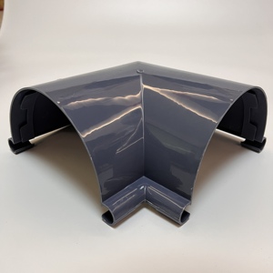 Erikeke EKK Canalón de agua de lluvia de PVC blanco de 5,2 pulgadas con estilo de diseño chino Xiamen Origin 1 año de garantía - Product Image 4