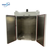 Four industriel à double porte en plastique à circulation d'air chaud à température personnalisée, four de polymérisation industriel PTFE Xylan