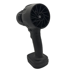Souffleur de feuilles sans fil portable 21V au lithium-ion avec moteur sans balais pour l'entretien des pelouses, appareil de nettoyage de jardin portatif - Product Image 4