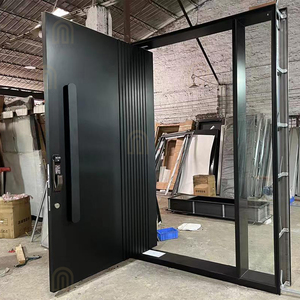 <strong>New</strong> 2023 Luxury Design Special Entrance <strong>Door</strong> Exterior Front Pivot <strong>Door</strong> Modern Entry Wooden Aluminum Pivot <strong>Door</strong> - Product Image 5