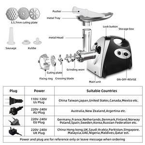 Meilleur vendeur transfrontalier Hachoir à viande électrique multifonctionnel en acier inoxydable pour un usage domestique - Product Image 4