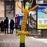 Souffleur d'air inclus, Sky Dancer gonflable de bonne qualité pour les magasins de fumée