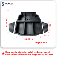 Bnl Bac de rangement arrière antidérapant pour coffre de voiture, boîte de rangement spéciale pour Toyota Camry, accessoires de rangement intérieur de voiture