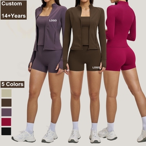 Vêtements de sport personnalisés vêtements de fitness ensemble 2 pièces vêtements de <span class=keywords><strong>tennis</strong></span> pour femmes vêtements d'entraînement <span class=keywords><strong>survêtement</strong></span> - Product Image 1