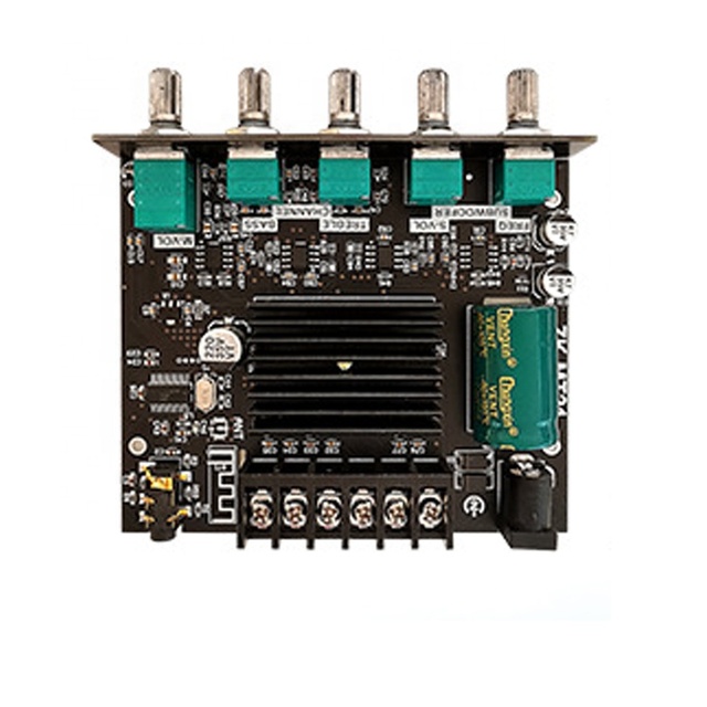 ZK-MT21 2x50W+100W 5.0 Audio Power Amplifier Board 2.1 Channel Stereo Equalizer Subwoofer Bass Treble AMP