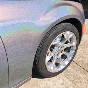 High Quality Rainbow Silver Chromium Holographic Pigment Powder TIO2 Coating for Car <b>Paint</b> and Mica Product - Product Image 3
