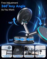 Chargeur de voiture sans fil OEM avec logo personnalisé, base magnétique à ventouse 15W, emballage personnalisé à marque privée pour votre entreprise