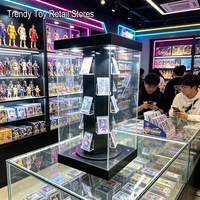 Présentoir rotatif de comptoir Fanghua en acrylique pour cartes à collectionner, idéal pour les magasins et les stands d'exposition
