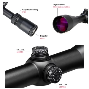 Ống ngắm săn bắn ngoài trời 4-12x44 HK1-0305, chống nước, chiến thuật - Product Image 4