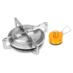 Mini réchaud à gaz butane portable de type disque, réchaud de camping extérieur, design léger et compact pour les voyages et la randonnée - Product Image 1