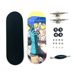 ALF Professional Fingerboard portable 5 plis en érable chinois 34 mm, motif dessin animé créatif, cadeau pour enfants, moulage par gravité - Product Image 6