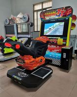 Simulateur de course moto deux joueurs le plus populaire, machine de jeu d'arcade à monnayeur pour ville, en anglais