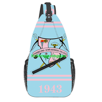 Sac de poitrine Gamma Phi Delta, sac de sport, de voyage, cadeau pour sororité et fraternité, sac bandoulière personnalisé, mode décontractée pour hommes