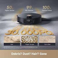 Robot Penyapu Lantai Global Dream Aqua10 Tipe Roller dengan Filter HEPA, Plastik, untuk Rumah Tangga dan Hotel, Membersihkan, Mengeringkan, dan Menambah Air Secara Otomatis
