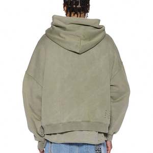 Sudadera con Capucha para Hombre, con Bolsillo Frontal, Sudadera Informal de Corte Holgado - Product Image 3