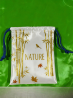 Pochette à cordon en polyester écologique, faite à la main, classique et traditionnelle, avec logo personnalisé, taille sur mesure, cadeau souvenir, best-seller, cadeau culturel