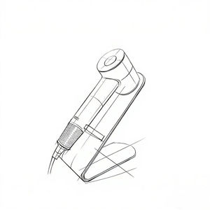Secador de Pelo Profesional Iónico HD 08 15 16, Secador de Pelo Eléctrico de Salón, Secador de Pelo Sónico de Alta Velocidad de Plástico para Uso Doméstico - Product Image 5