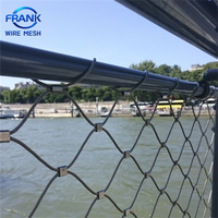 Câble de protection en acier inoxydable flexible SS 304 316 316L pour balustrade de toit/balcon, filet/maille de protection