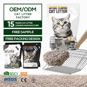 Arena para Gatos de Bentonita de Sodio Natural de 10 kg de Gran Venta, Mineral Triturado, Aglomeración Rápida, Suministro de Fábrica - Product Image 2