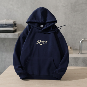 Sudadera con Capucha Personalizada para Hombre, 400 Gramos, Tejido Sólido, Poliéster/Algodón, Ecológica, Secado Rápido, Talla Grande, Bordada, para Entrenamiento - Product Image 3