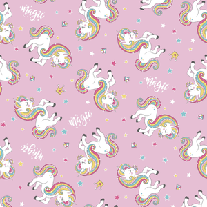 Juego de Funda Nórdica Unicornio 100% Algodón Alemán Individual 155x220cm con Estampado Mágico y Funda de Almohada Incluida - Product Image 3
