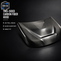 Capot moteur en fibre de carbone brillant pour BMW F80 M3 F82 M4 2014-2019, prise d'air avant ventilée, montage direct