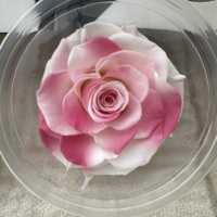 Vente en gros d'usine : Rose naturelle préservée faite à la main, 9-10 cm, pour la Saint-Valentin, Thanksgiving, Noël, cadeau floral